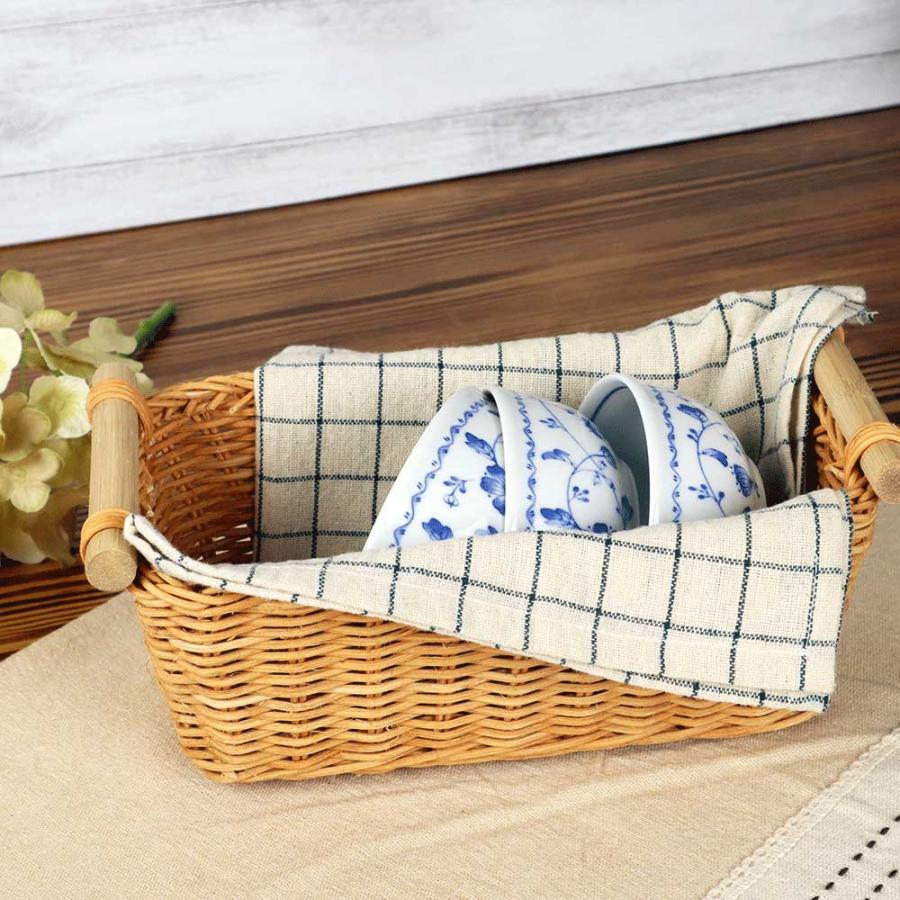 輸入品 かご 網かご ストック パン 食器 モーニングに 園芸用品に