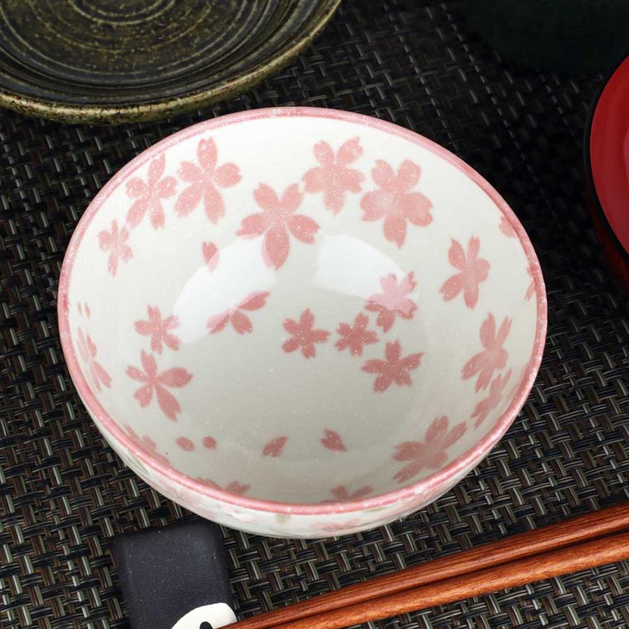 食器 茶碗 ちゃわん/ 内外ろまん桜茶碗 中平 /茶わん ごはん茶碗