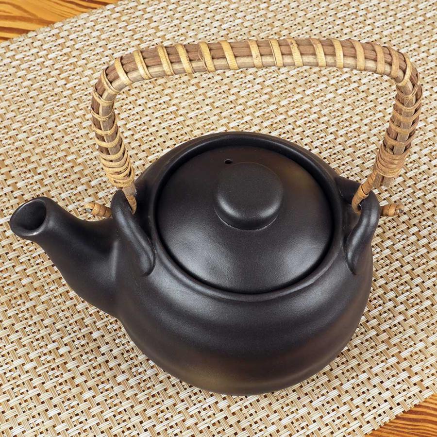 ティーポット 土瓶 急須/ 黒備前ろくべえ土瓶 600cc /お茶 日本茶 緑茶