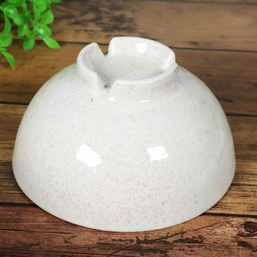 洗浄後に高台に水が溜まらない 超軽量 ご飯茶碗/ 水切り浜中平飯碗（う