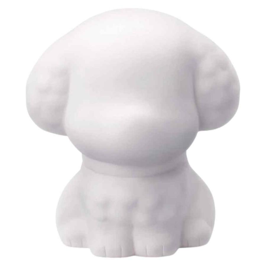陶器 キット 絵付け 置物/ お絵かき犬(プードル)(貯金箱) /自由 陶器 キット 絵付け 置物/ お絵かき犬(プードル)(貯金箱) /自由