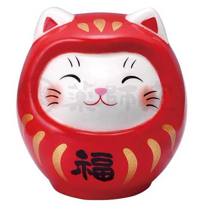 ダルマ 置物 おみくじ ネコ 猫 開運 招福 かわいい /彩絵おみくじ開運