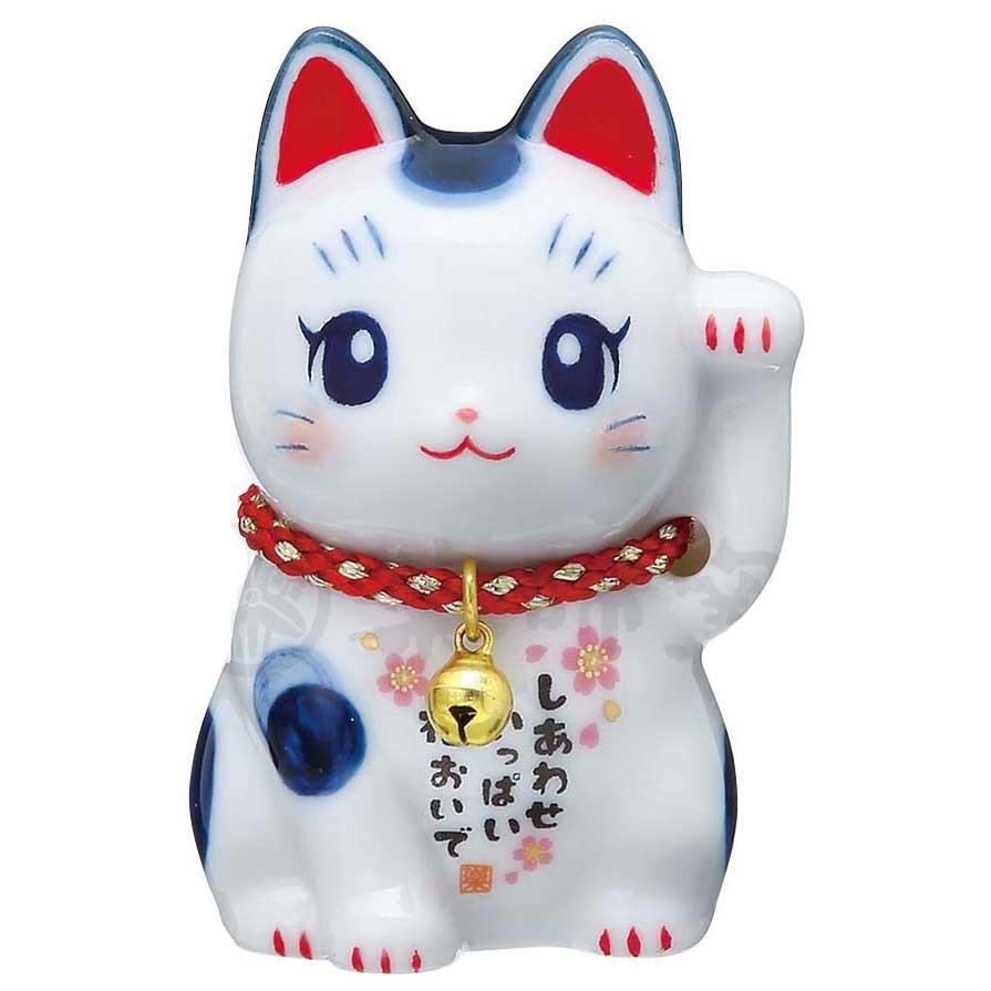 置物 インテリア ネコ 可愛い 染錦福おいで招き猫 小 開運 招福 開店祝 縁起物 贈り物 Waraku74 美濃のちゃわん屋さん 古林恩羅院 通販 Yahoo ショッピング