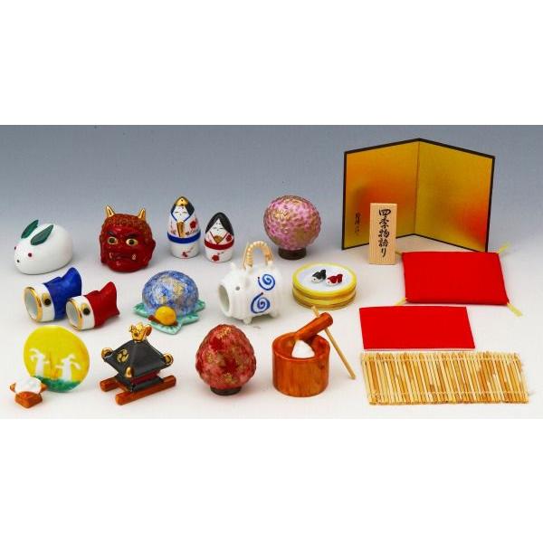 松花堂四季飾り(磁器）木箱 : 美濃のちゃわん屋さん 古林恩羅院 - 通販