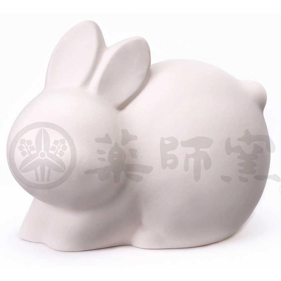 干支 置物 卯 うさぎ ウサギ 兔/ お絵かき干支（卯）（貯金箱