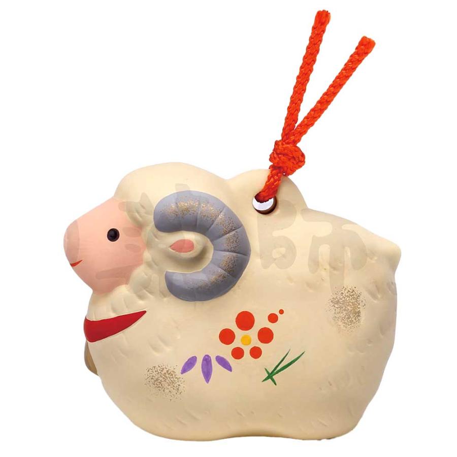 干支 置物 十二支 土鈴 単品/ 錦彩招福寿々十二支土鈴（未