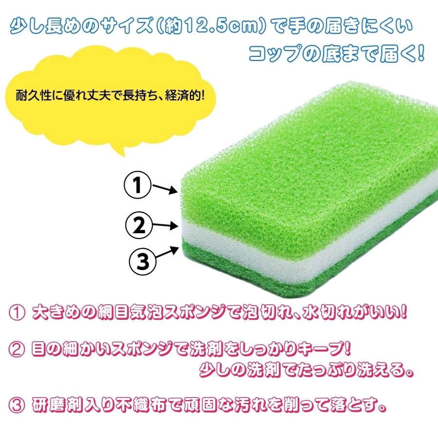 DUSKIN（ダスキン） 台所用スポンジ ハードタイプ ネイビー6個セット