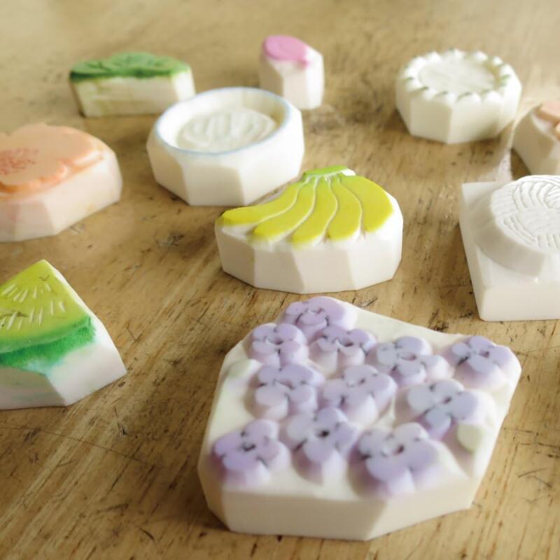 消しゴムハンコ はんこ セット はんけしくん 20個セット 600 ハード ソフト 送料無料 大容量 まとめ買い お得 最安 最安値 ハードタイプ ソフトタイプ_5