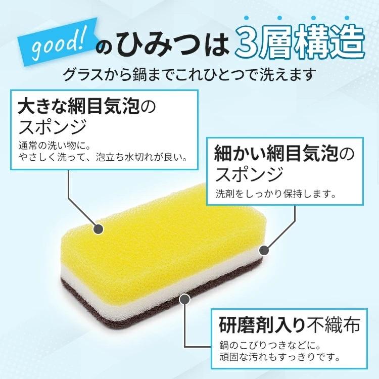 ダスキン 台所用 スポンジ ハードタイプ《カラフル６個》抗菌　大人気  長持ち まとめ買い ポイント 新生活 引越し 挨拶 掃除 ギフト duskin | DUSKIN | 04