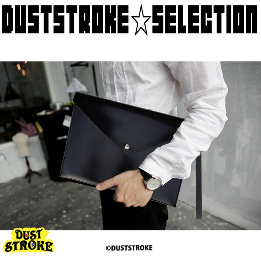 Duststroke ストラップ 付き クラッチバッグ シンプル Pu レザー Ipad 収納 メンズ レディース 黒 ブラック カバン 鞄 セカンドバッグ 結婚式 パーティー 男 女 113 Duststroke ダストストローク 通販 Yahoo ショッピング