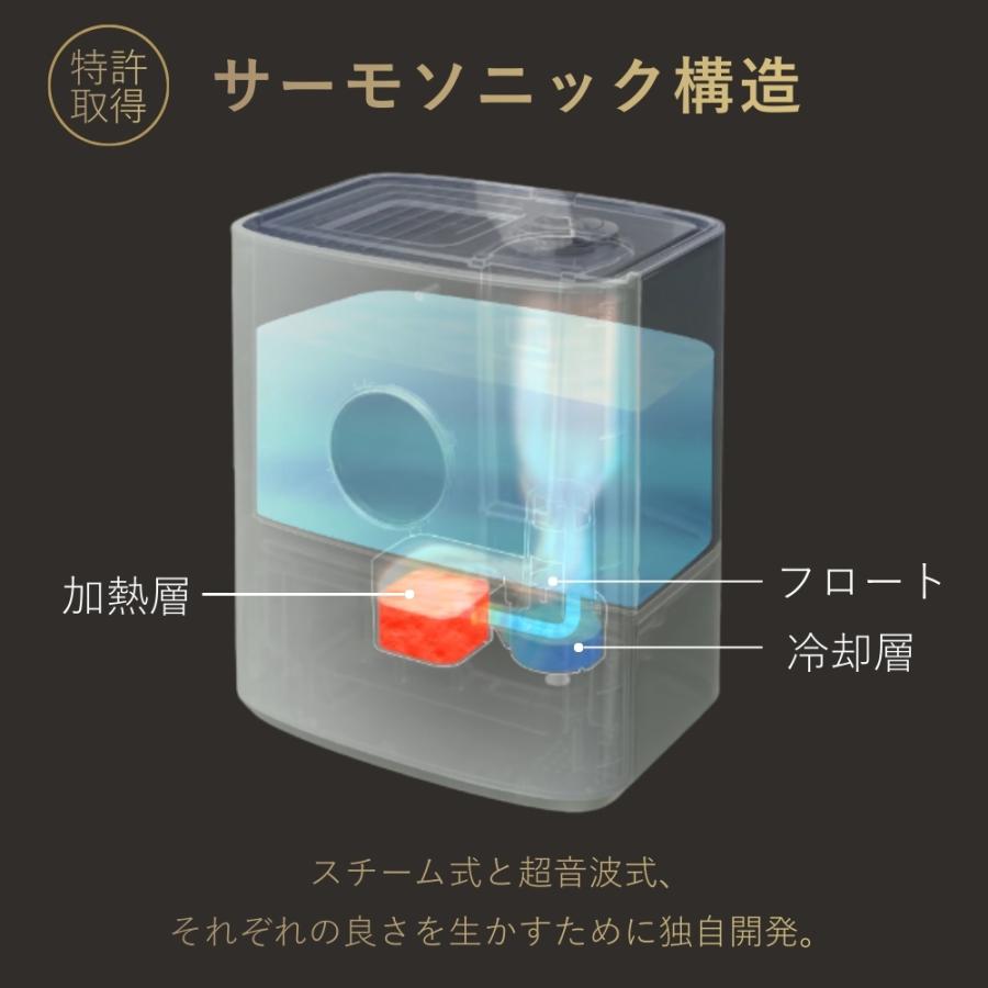 duux 加湿器 スチーム式 超音波式 ハイブリット式 加湿機 上から給水