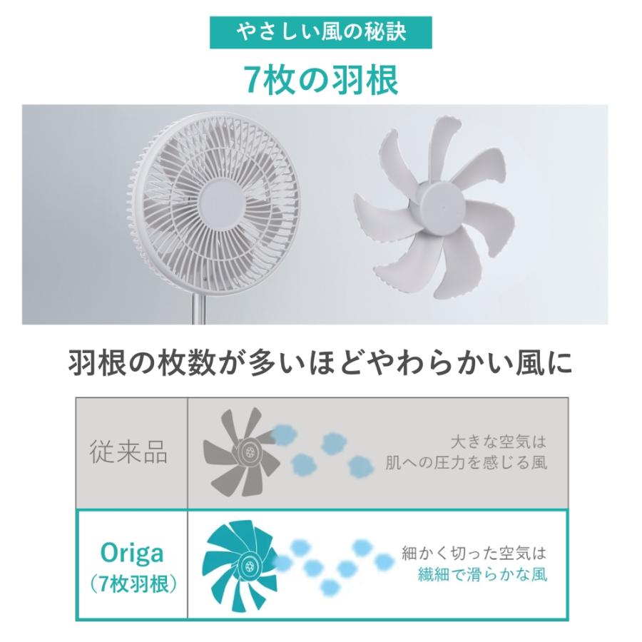 duux コードレス扇風機 折りたたみ 小型 持ち運び DC扇風機 DCモーター