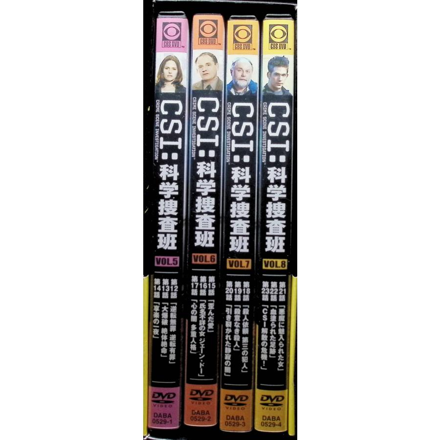 CSI:科学捜査班 シーズン1 コンプリートBOX-2 [DVD4枚組] : ディスク