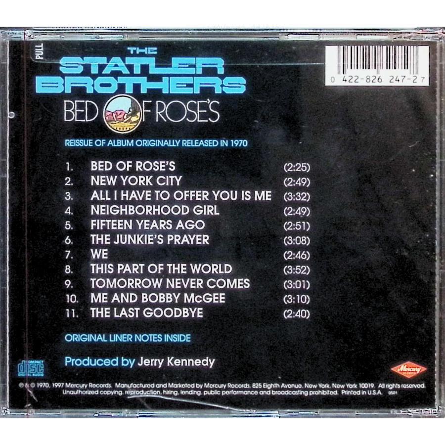 【新品未開封】Bed of Roses / Statler Brothers (CD) Bed of Roses / Statler Brothers CD : ディスクプラス - 通販 - Yahoo