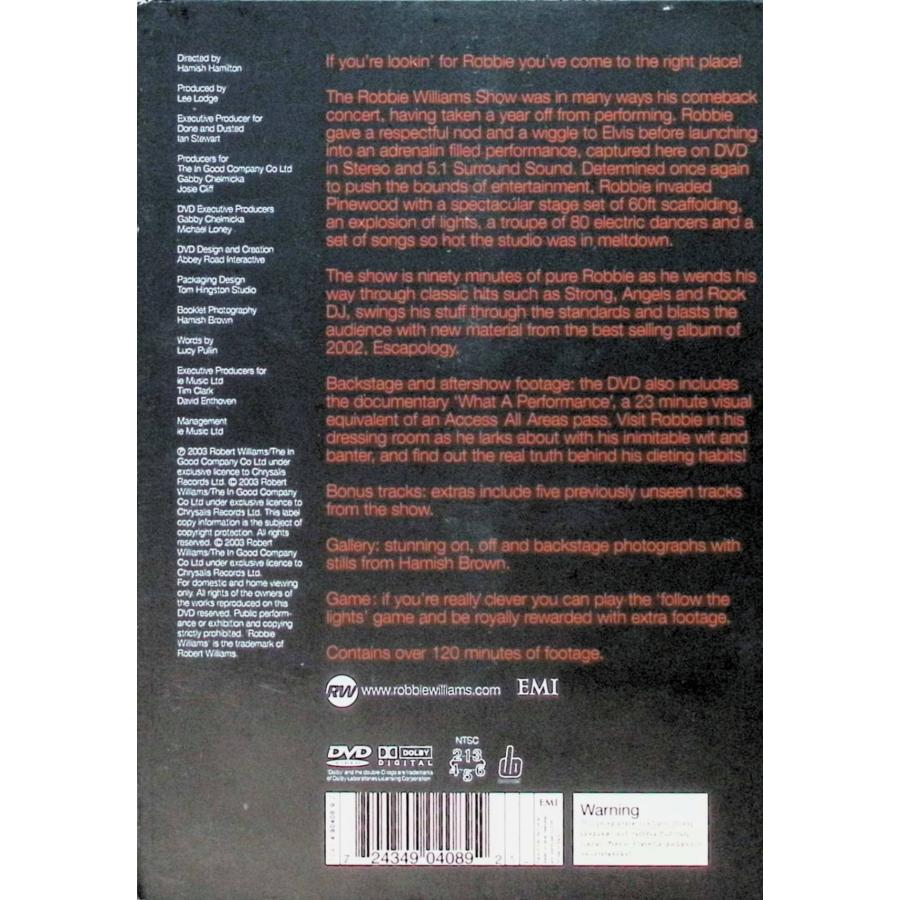 ロビー・ウィリアムス・ショウ [DVD](中古品) Robbie Williams Show (海外版DVD) : ディスクプラス - 通販 - Yahoo