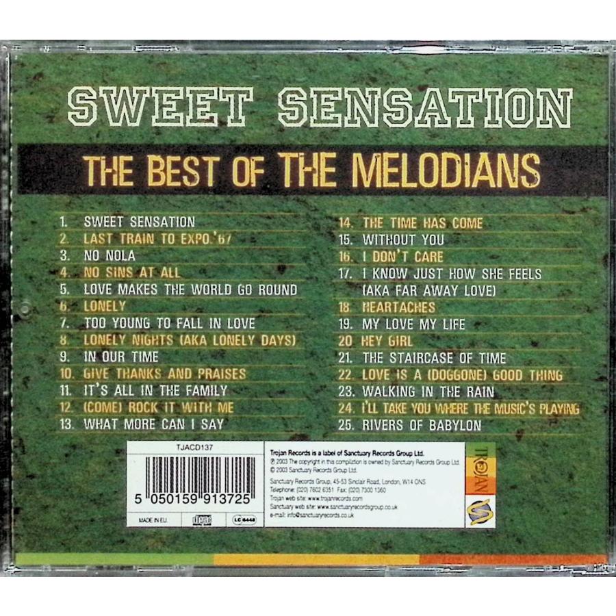 SWEET SENSATION THE BEST OF MELODIANS[輸入盤] / Melodians CD