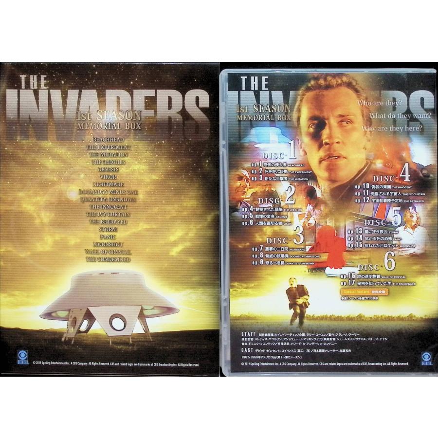 インベーダー 1st Season -メモリアルBOX- （DVD6枚組）