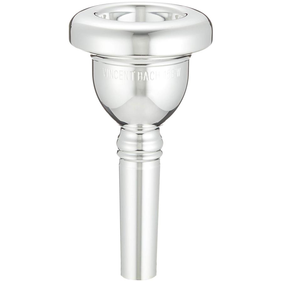 バック トロンボーン マウスピース 15EW 銀メッキ仕上げ (細管用) : s  