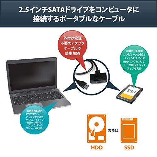 StarTech.com SATA - USB 3.0 変換ケーブルアダプタ UASP対応 2.5インチSATA 3.0 SSD/HDD対応 USB3｜dw-bestselectshop｜07