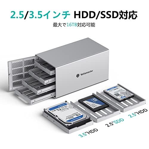 Yottamaster (4Bay) HDDケース 3.5インチ USB3.0 Type-B接続 SATAIII 4台搭載可能 外付けハードディスクケース｜dw-bestselectshop｜03