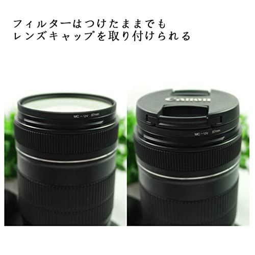 Junder 58mm レンズフィルター MC UV レンズ保護フィルター 多層加工 薄枠 撥水防汚紫外線吸収用 各メーカー対応 (58mm)｜dw-bestselectshop｜02