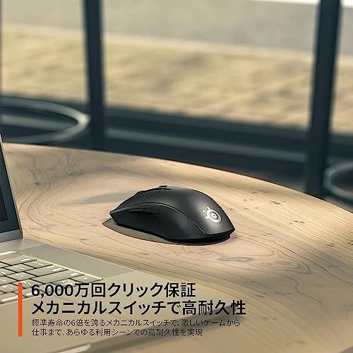 SteelSeries ゲーミングマウス 無線 ワイヤレス 2.4Ghz/Bluetooth対応 低遅延 Rival 3 Wireless 62521｜dw-bestselectshop｜07