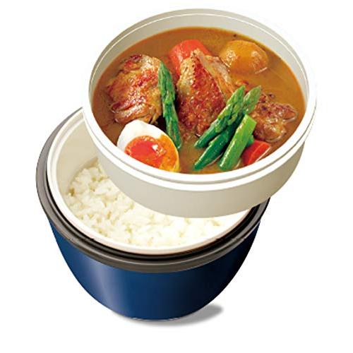 アスベル 保温弁当箱 ランタスカフェ丼CD-800 盛り付け簡単 800ｍｌ ネイビー 多彩なメニューに対応 A3256｜dw-bestselectshop｜08