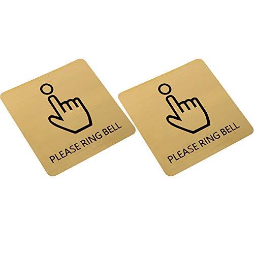 Umora PLEASE RING BELL ドアベルをならすサイン チャイムプレート 呼び? 玄関 注意 サイン 店舗 壁 装飾 看板