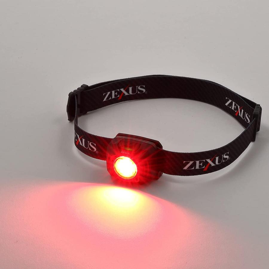 冨士灯器 ZEXUS(ゼクサス) LEDライト ZX-R30 充電式 [最大400ルーメン メインLED点灯時間:最大8時間 白/赤色]｜dw-bestselectshop｜02