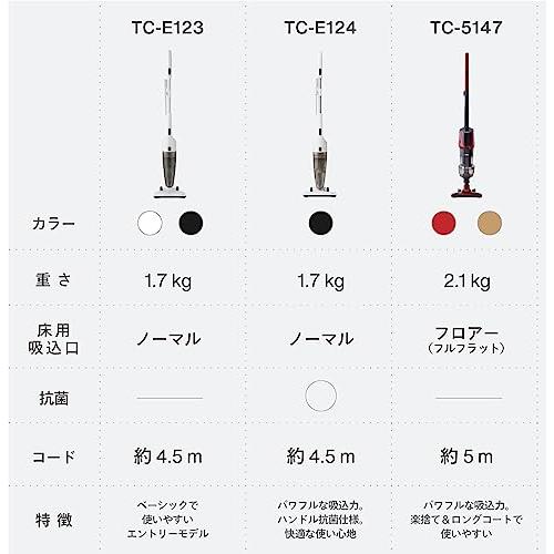 ツインバード 掃除機 紙パック式 スティッククリーナー メタリックグレー TC-E263GY｜dw-bestselectshop｜02