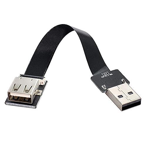 Xiwai 0.5M USB 2.0 Type-A オス-メス 拡張データ フラット スリム FPC ケーブル FPV & ディスク & スキャナー｜dw-bestselectshop｜05