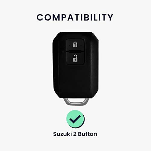 kwmobile 対応: Suzuki 2-ボタン 車のキー Keyless Go ケース - シリコン キーケース 落下防止 車鍵 - 鍵ケース ダ｜dw-bestselectshop｜06