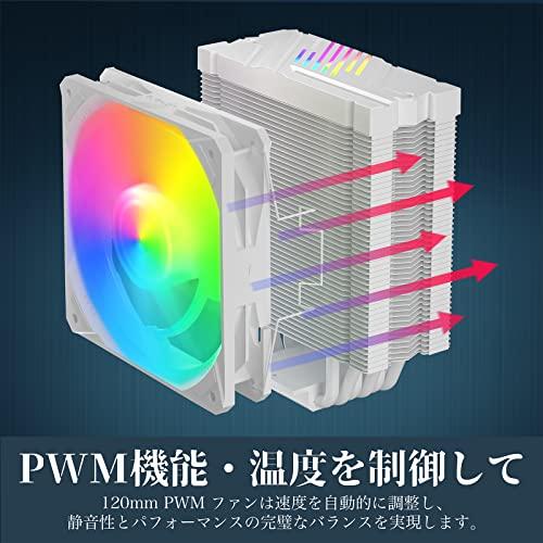 Novonest CPUクーラー 空冷 CPUファン 静音 LGA1700に対応 AM5に対応 サイドフロー cpuクーラー 簡易 PWM 4PIN｜dw-bestselectshop｜03