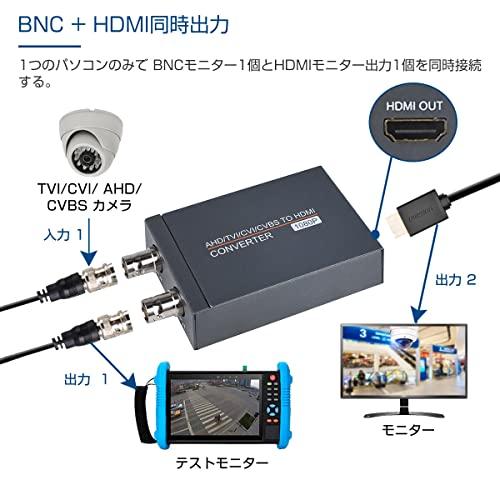 TVI/CVI/AHD to HDMI 変換アダプター フルHD 4K 720P / 1080P / 3MP / 4MP / 5MP / 8MP BN｜dw-bestselectshop｜04