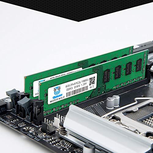 Motoeagle PC3L 10600U 16GB Kit DDR3L 1333MHz 8GBx2枚組 デスクトップPC用メモリ電圧 1.35V/1｜dw-bestselectshop｜05
