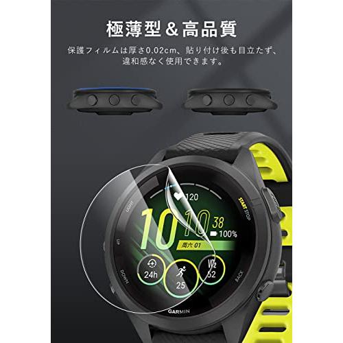 Maxku GARMIN(ガーミン) Forerunner 265S 保護フィルム GARMIN Forerunner 265S Music液晶保護フ｜dw-bestselectshop｜02