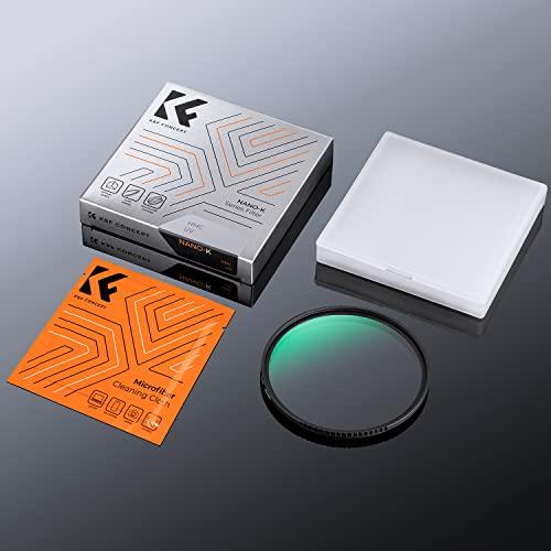 K&F Concept 77mm レンズ保護フィルター 1枚入るクリーニングクロス 高透過率 18層コーティング 撥水撥油防塵 キズ防止 紫外線カット｜dw-bestselectshop｜08