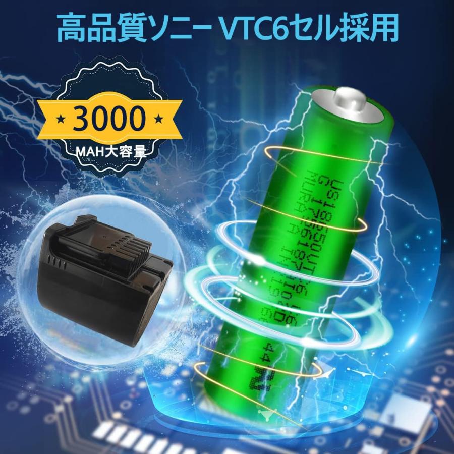 VYNAT 掃除機用バッテリー PVB-2125B コードレス充電式 PV-BEH900009 高耐久3000mAh｜dw-bestselectshop｜04