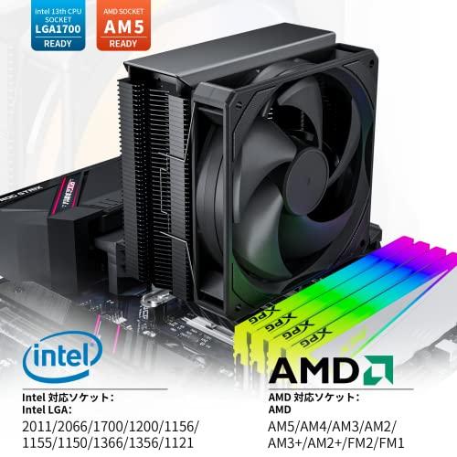 upHere CPUクーラー 120mmPWMファン付き 空冷 CPUファン 5本ヒートパイプ AMD AM4 AM5/ Intel LGA 2011｜dw-bestselectshop｜05