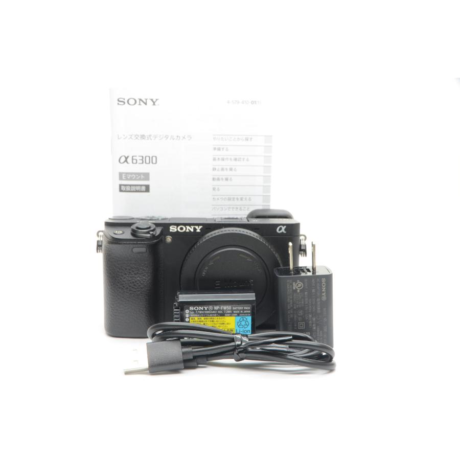 ソニー SONY α6300 BODY ILCE-6300 ミラーレス一眼レフカメラ