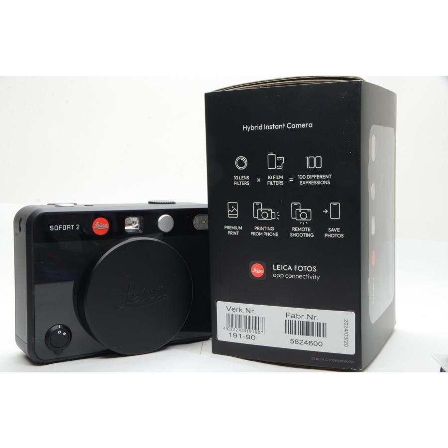 SOFORT ライカ LEICA 2 ブラック ハイブリッドインスタントカメラ