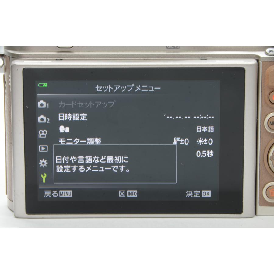 OLYMPUS PEN オリンパス E-PL10 ブラウン EZ ダブルズームキット