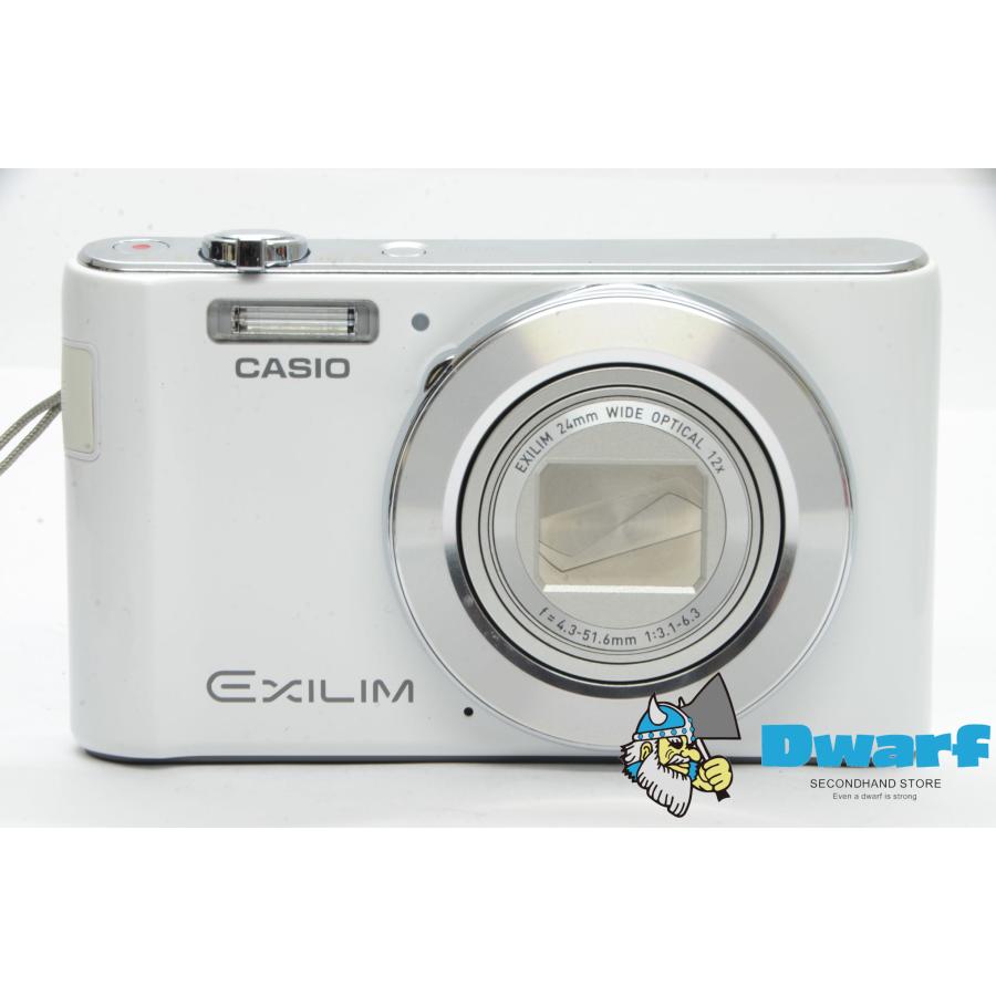 EXILIM カシオ CASIO EX-Z180 ホワイト コンパクトデジタルカメラ 