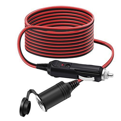 Outtag シガーソケット 延長ケーブル 3 5m 12v 24v兼用 車電源コード 自動車シガーアダプター延長ケーブル 自動車延長線 プラグ ソケ おすすめネット