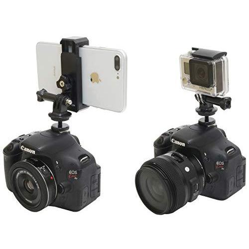 ホットシュー スマホ ウェアラブルカメラ アタッチメント チルト 関節 アダプター Dslr 一眼レフ ミラーレス カメラ フラッシュマウント 取 S D World Go 通販 Yahoo ショッピング