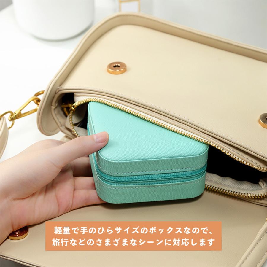 ジュエリーボックス 携帯用 正方形 アクセサリー収納 ケース 人気