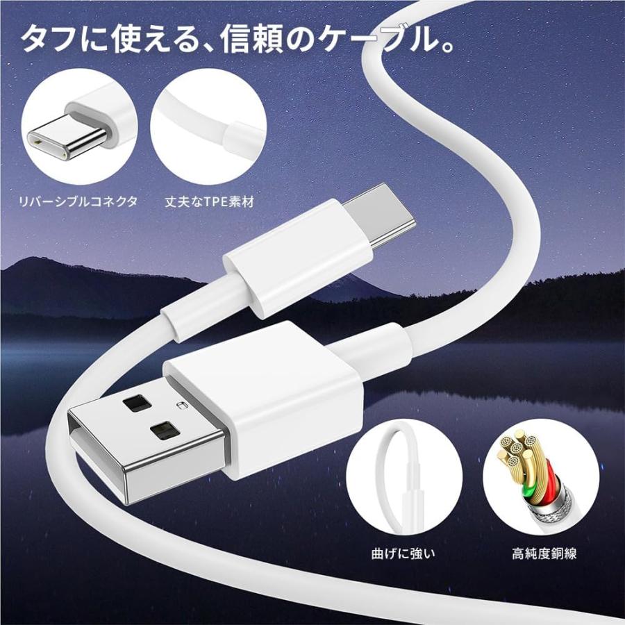 2本セット】iPhone 充電ケーブル タイプCケーブル USB-C 急速充電 1m