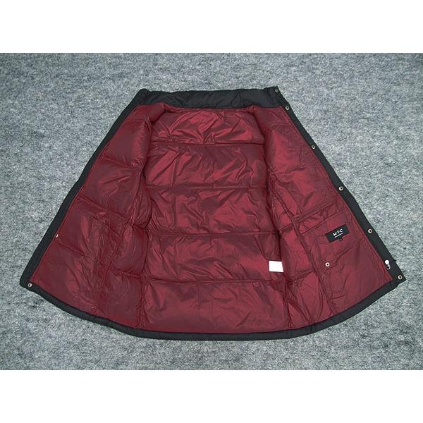 軽量ダウンジャケット/コート 黒 ダウン90％フェザー10％ 撥水加工