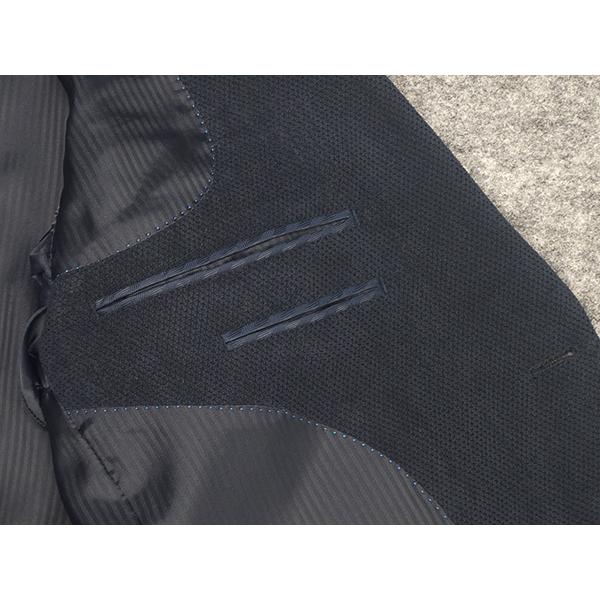 アラン・ドロン [ALAIN DELON]アランドロン 濃紺/織柄小格子 秋冬物