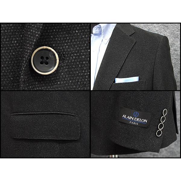 アラン・ドロン [ALAIN DELON]アランドロン ベロア生地 炭黒系 秋冬物